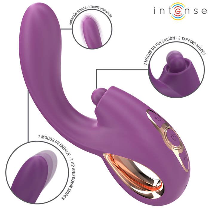 Intense Lali Vibrador De Punto G Con Empuje Y Vibración
