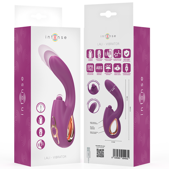 Intense Lali Vibrador De Punto G Con Empuje Y Vibración