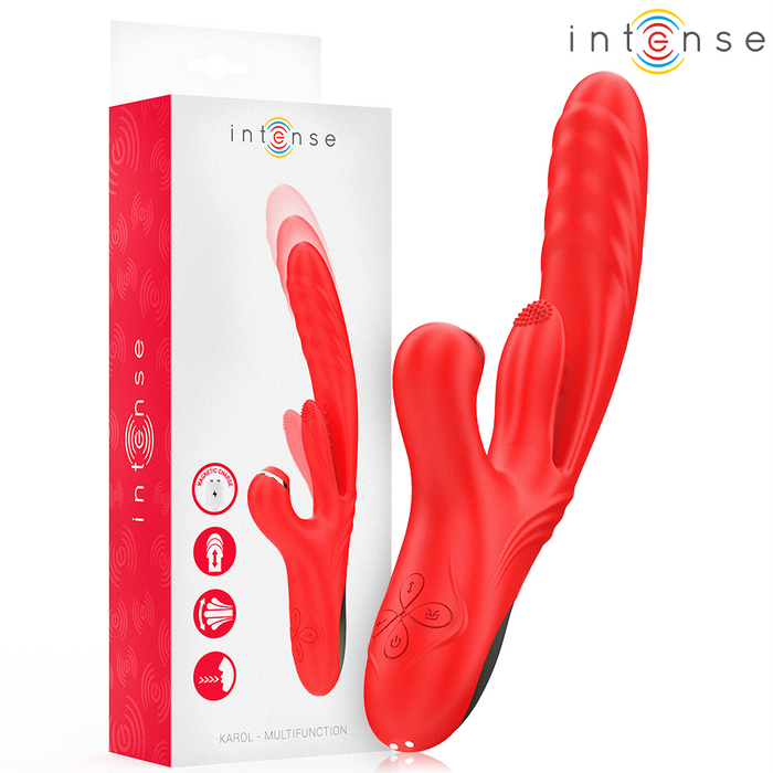 Intense Karol Vibrador Multifunción Con Empuje Y Succión