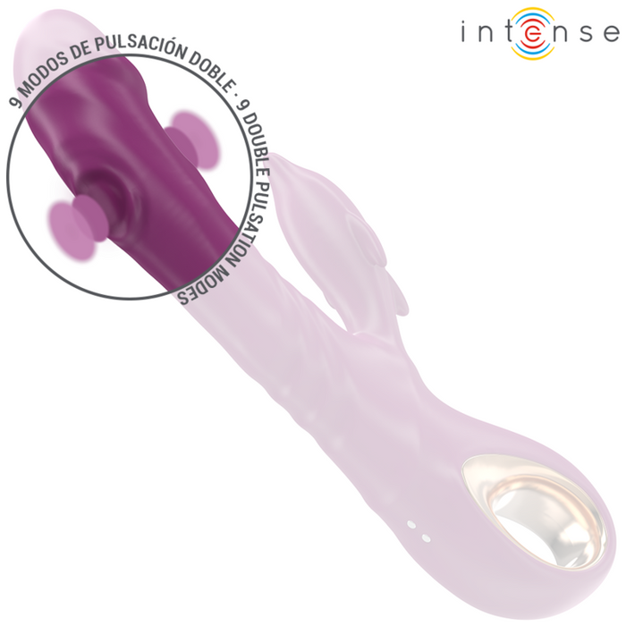 Intense Halle Vibrador Con Lengua Estimuladora Morado