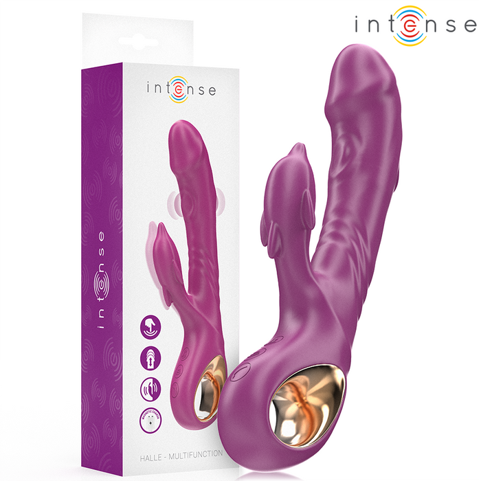 Intense Halle Vibrador Con Lengua Estimuladora Morado