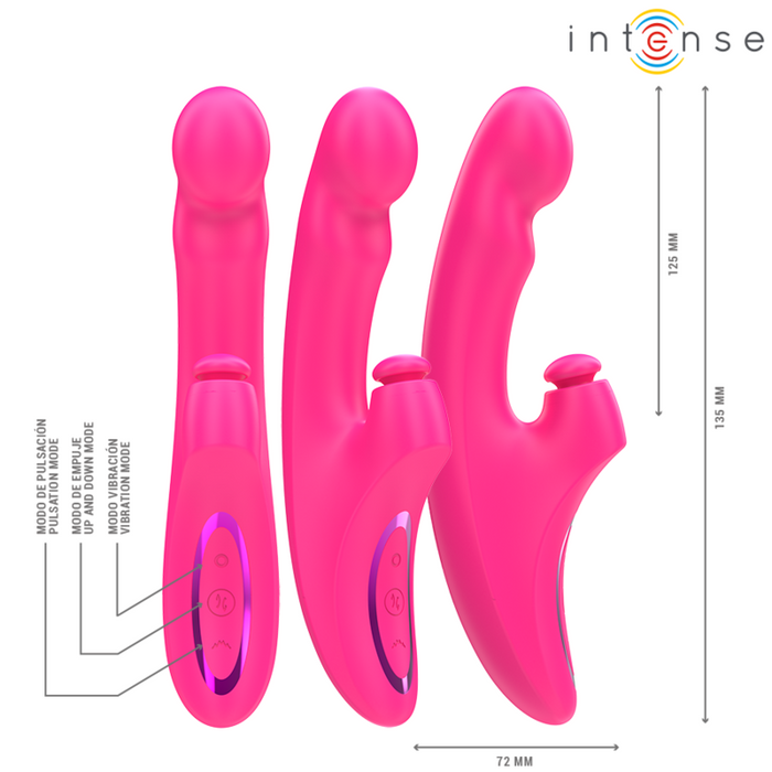 Intense Emi Vibrador Multifunción 3 En 1 13,5 cm