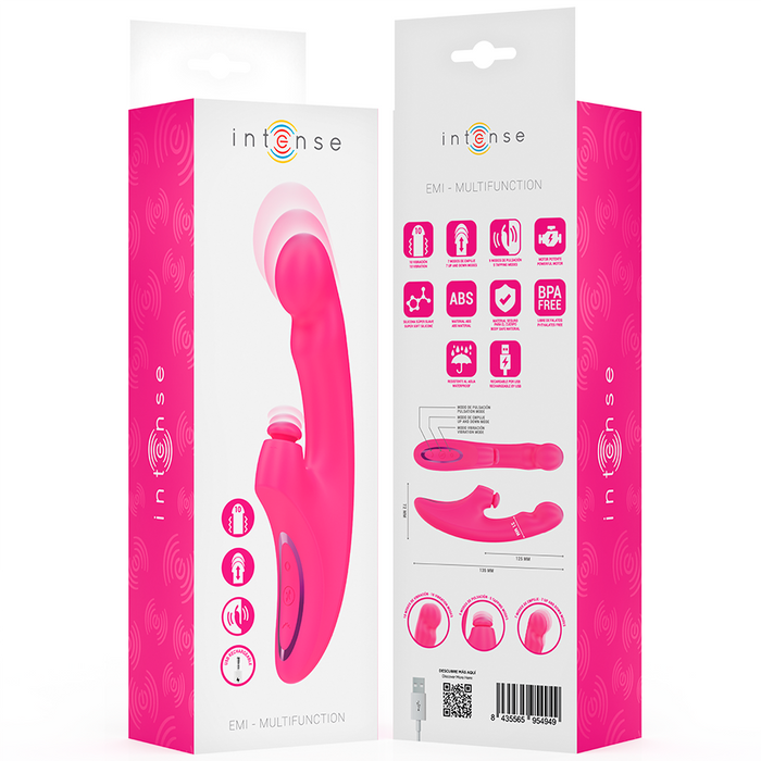 Intense Emi Vibrador Multifunción 3 En 1 13,5 cm