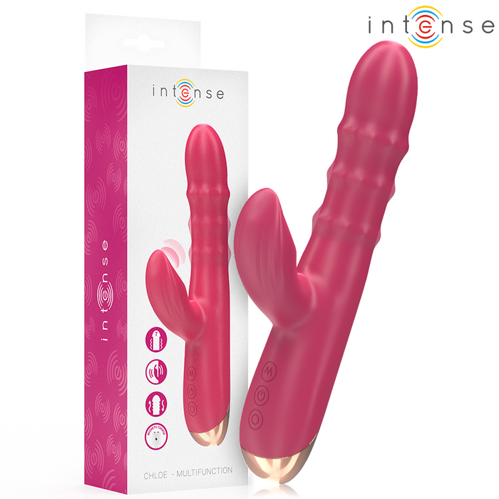 Intense Chloe Vibrador Multifunción 3 En 1 Rojo
