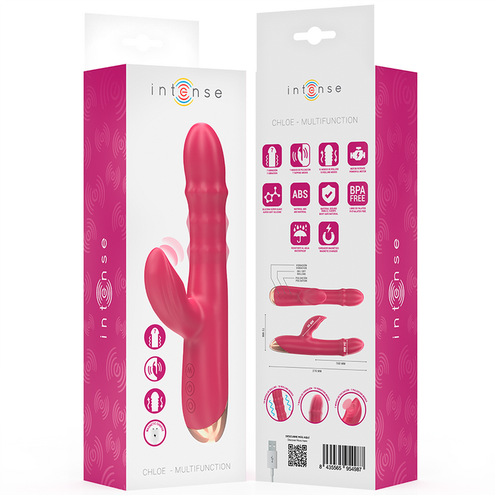 Intense Chloe Vibrador Multifunción 3 En 1 Rojo