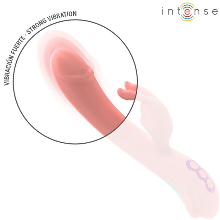 Intense Rachel Vibrador Conejito Con Punta Oscilante 23 cm