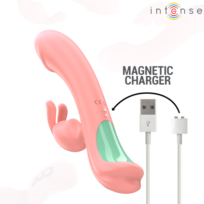 Intense Rachel Vibrador Conejito Con Punta Oscilante 23 cm