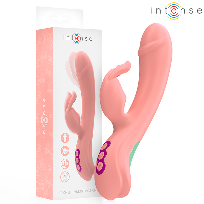 Intense Rachel Vibrador Conejito Con Punta Oscilante 23 cm