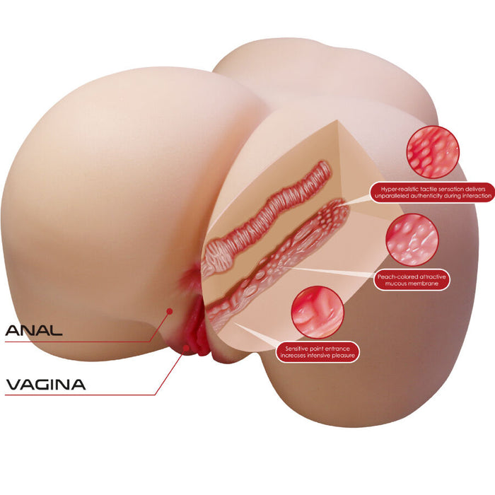 Crazy Bull Julia Trasero Femenino Realista Vagina Y Ano