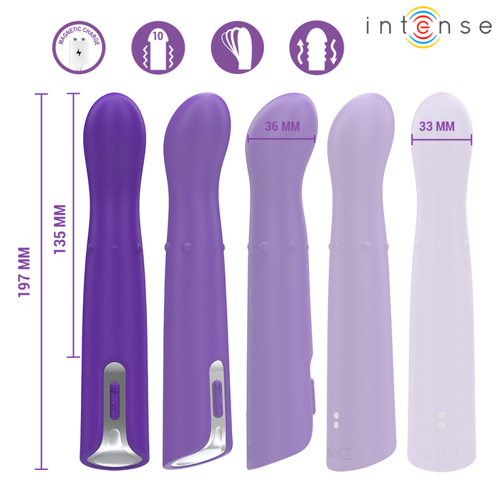 Intense Helena Vibrador Up & Down Con Bolas Internas 13,5 cm