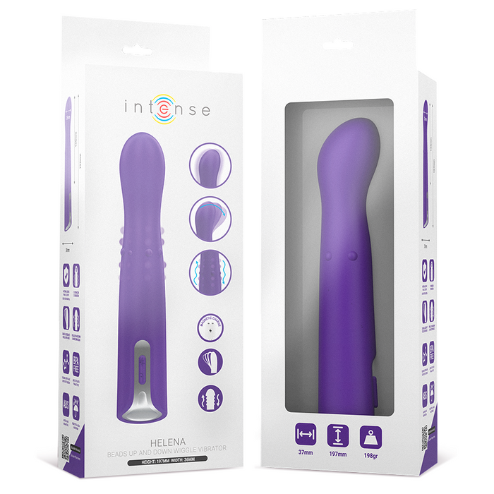 Intense Helena Vibrador Up & Down Con Bolas Internas 13,5 cm
