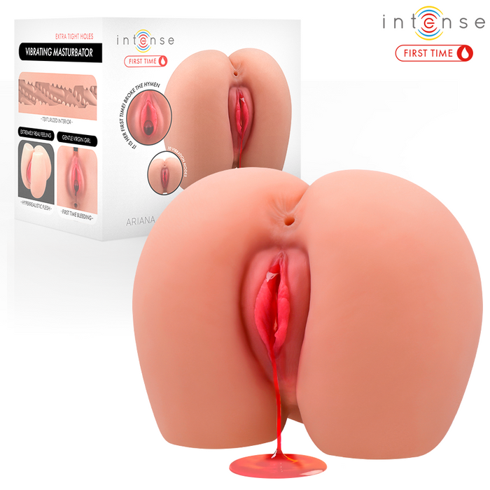 Intense First Time Ariana Virgin Vibrator Masturbator With Bleeding