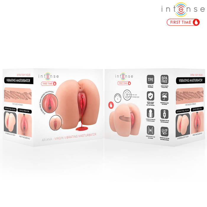Intense First Time Ariana Virgin Vibrator Masturbator With Bleeding