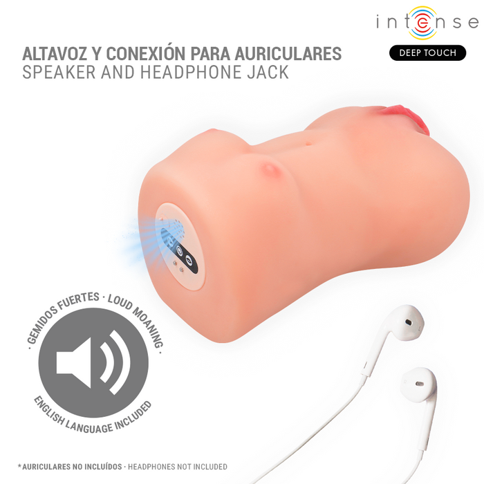 Intense Deep Touch Catherine Vibrator & Suction Masturbator With Voice