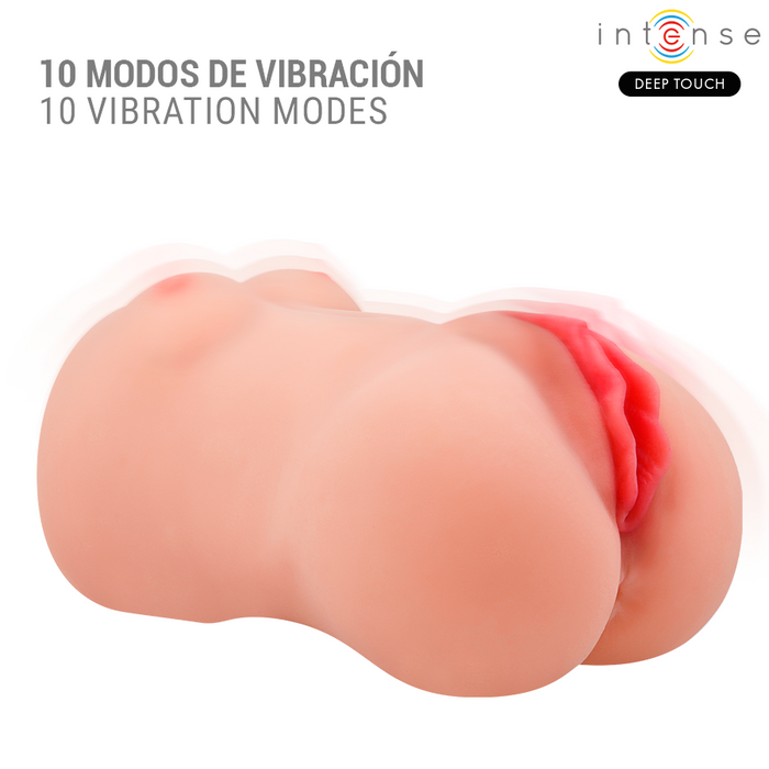 Intense Deep Touch Catherine Vibrator & Suction Masturbator With Voice