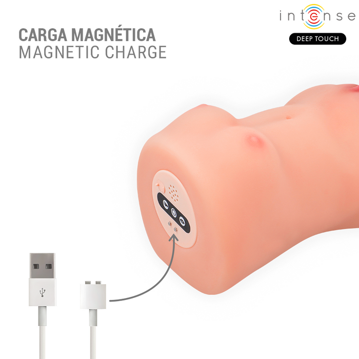 Intense Deep Touch Catherine Vibrator & Suction Masturbator With Voice