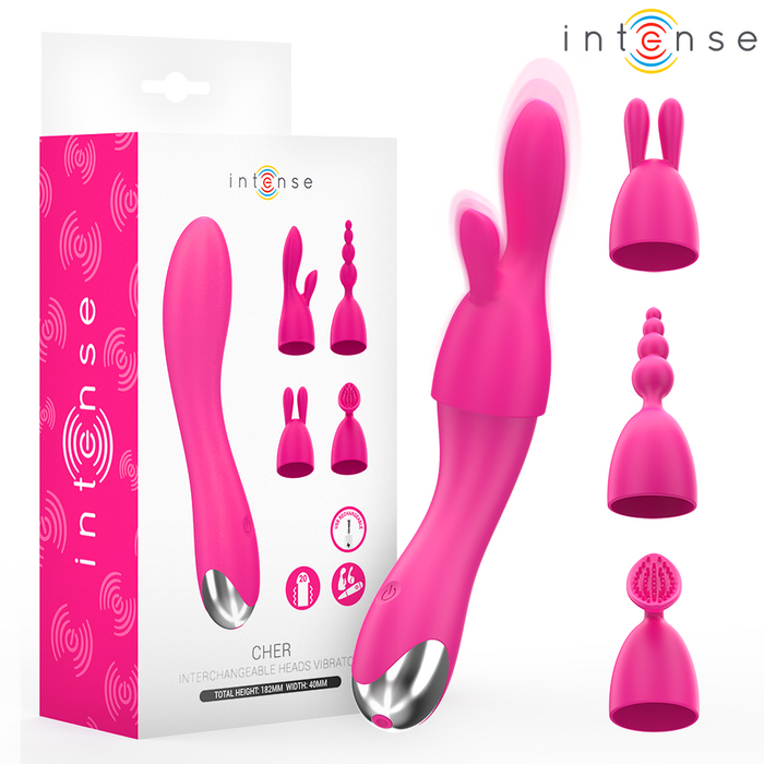 Intense High Tech Cher Vibrador 20 Modos Con 4 Cabezas