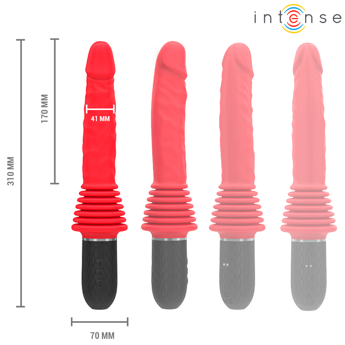 Intense High Tech Cynthia Vibrador Thrusting Con Calor