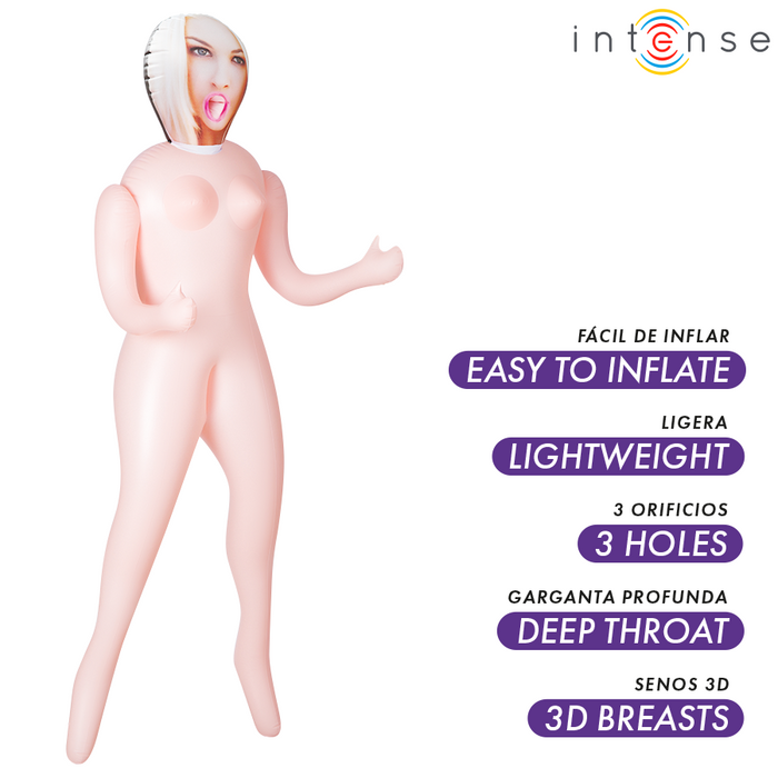 Intense Dolls Irina Inflatable Doll With Three Orifices