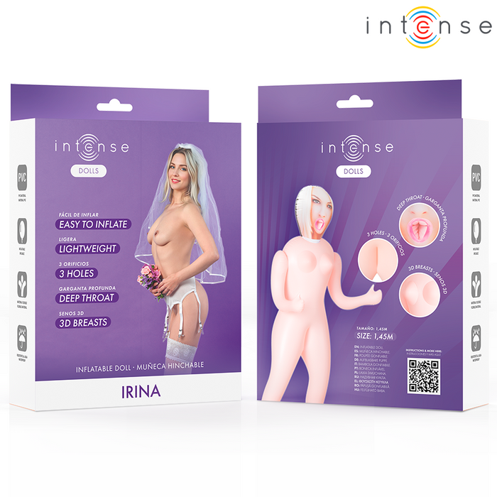 Intense Dolls Irina Inflatable Doll With Three Orifices