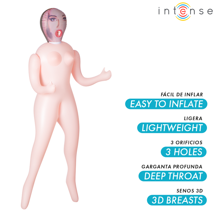 Intense Dolls Monique Inflatable Doll With Three Orifices
