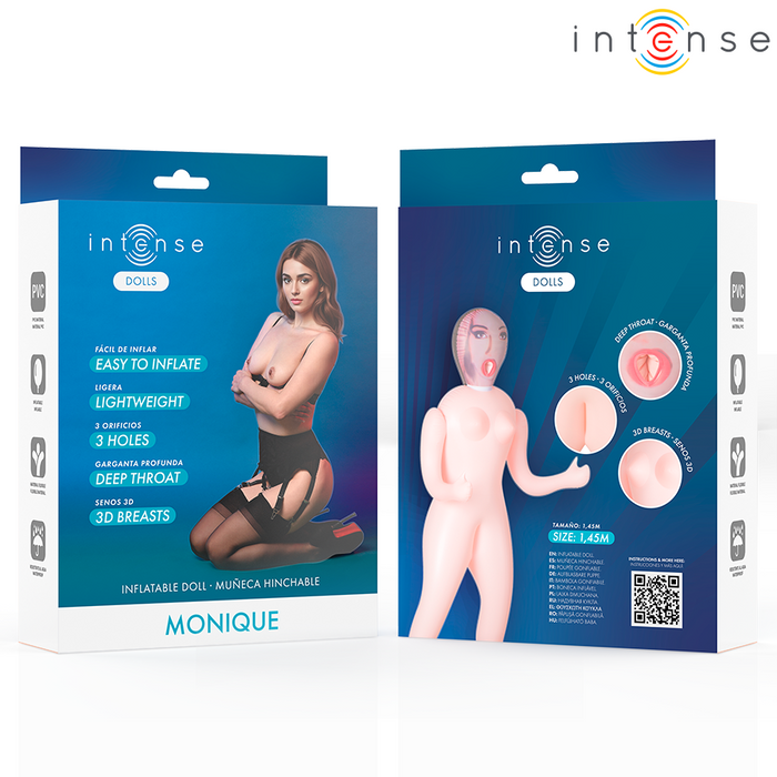 Intense Dolls Monique Inflatable Doll With Three Orifices