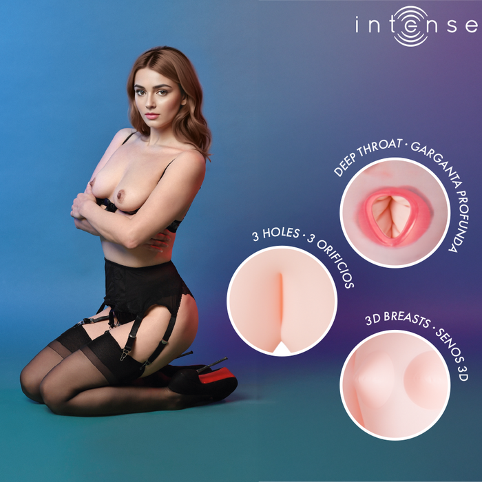 Intense Dolls Monique Inflatable Doll With Three Orifices