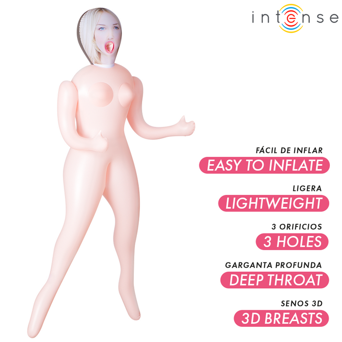 Intense Dolls Ingrid Inflatable Doll With Three Orifices