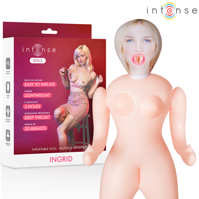 Intense Dolls Ingrid Inflatable Doll With Three Orifices