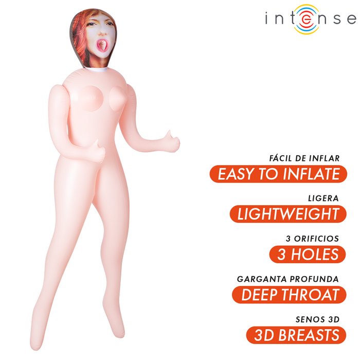 Intense Dolls Scarlett Inflatable Doll With Three Orifices