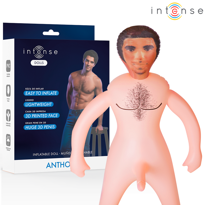 Intense Dolls Anthony Inflatable Doll With 3d Penis