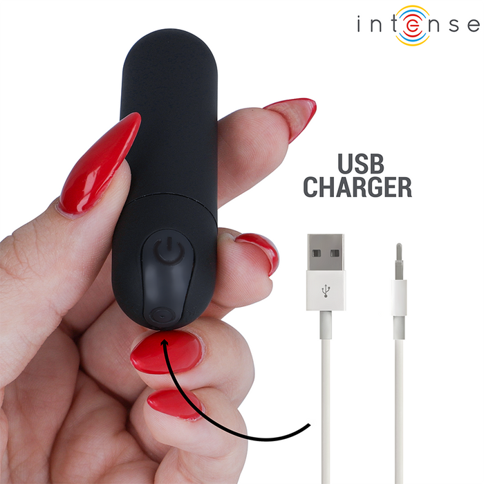Intense Karen Mini Rechargeable Vibrating Bullet Black