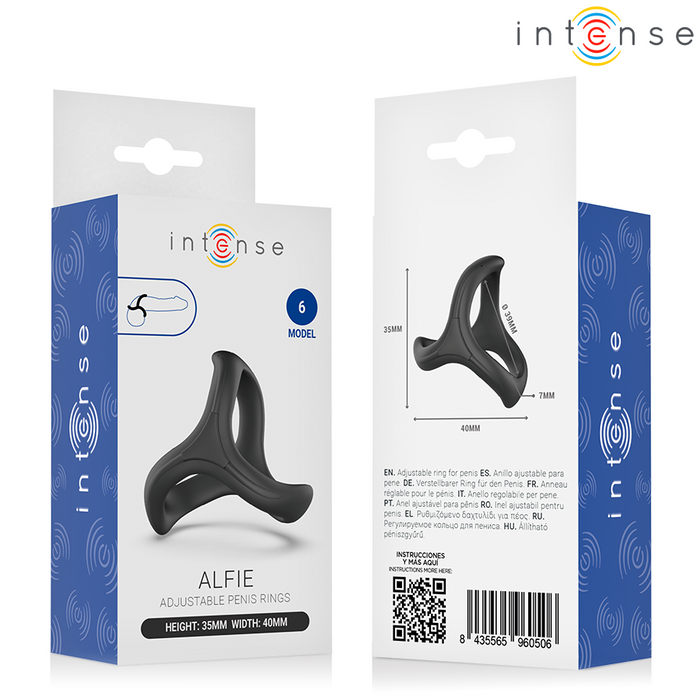 Intense Alfie Adjustable Triple Penis Ring Model 6