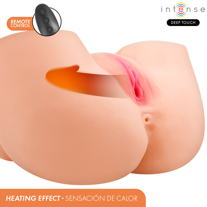 Intense Deep Touch Ginger Vaginal Masturbator With Suction, Heat, Vibration And Voice Effects With Remote Control 5.3 Kg