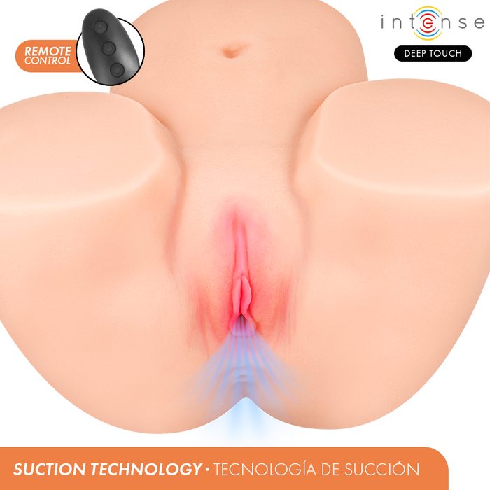 Intense Deep Touch Ginger Vaginal Masturbator With Suction, Heat, Vibration And Voice Effects With Remote Control 5.3 Kg