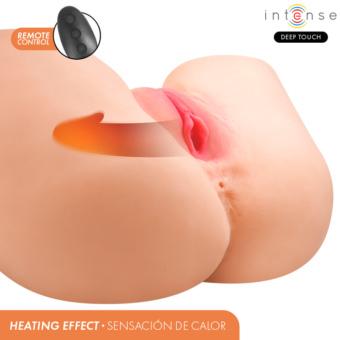 Intense Deep Touch Julia Vaginal Masturbator With Suction, Heat, Vibration And Voice Effects With Remote Control 9 Kg