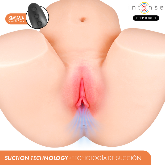 Intense Deep Touch Julia Vaginal Masturbator With Suction, Heat, Vibration And Voice Effects With Remote Control 9 Kg
