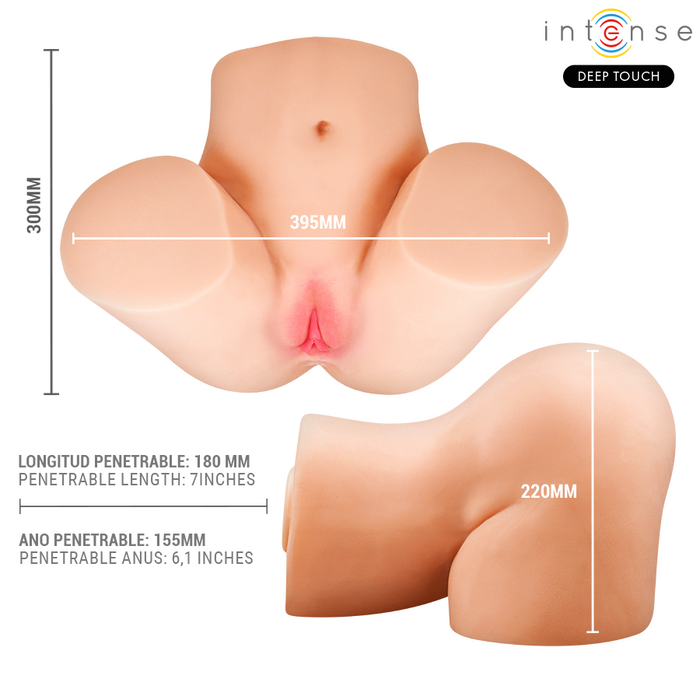 Intense Deep Touch Julia Vaginal Masturbator With Suction, Heat, Vibration And Voice Effects With Remote Control 9 Kg