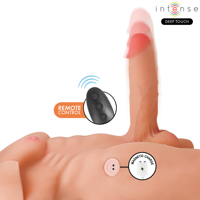 Intense Deep Touch Marty Torso With Anus And Realistic Dildo With Pushing And Vibration, Remote Control, 6.2 Kg