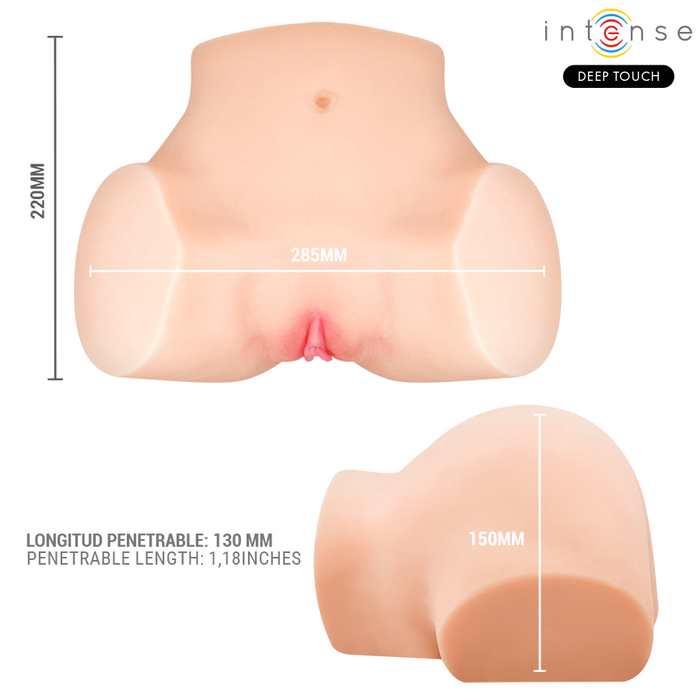 Intense Deep Touch Nicole Vaginal Masturbator With Suction, Heat, Vibration And Voice Effects With Remote Control 5.3 Kg