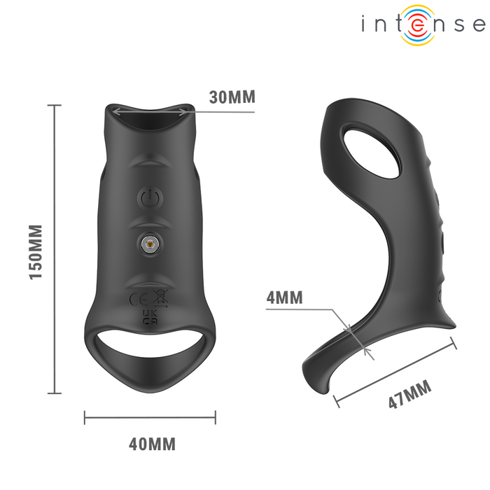 Intense Jerome Adjustable Vibrating Penis Ring Model 12