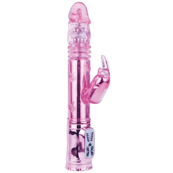 Baile Throbbing Bunny Vibrador Conejito Rosa 29 Cm