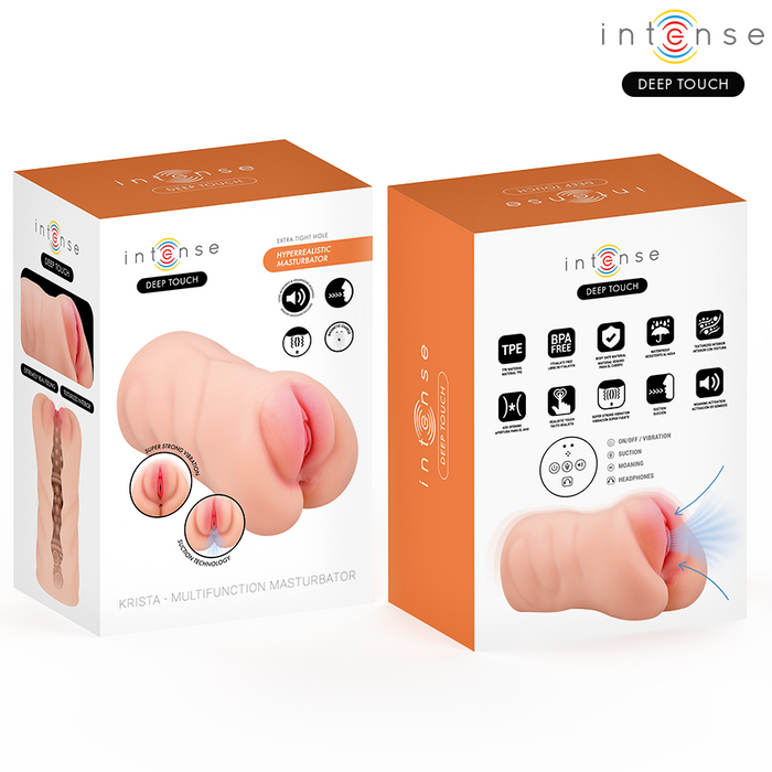 Intense Deep Touch Krista Vaginal Masturbator With Suction, Vibration And Voice Effect 1.2 Kg