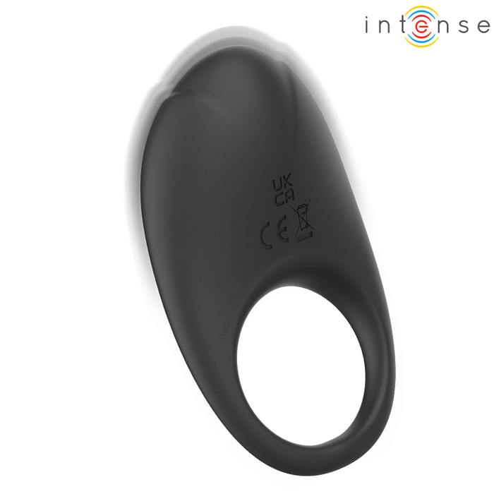 Intense Merlotte Vibrating Penis Ring With Clitoris Stimulation Black