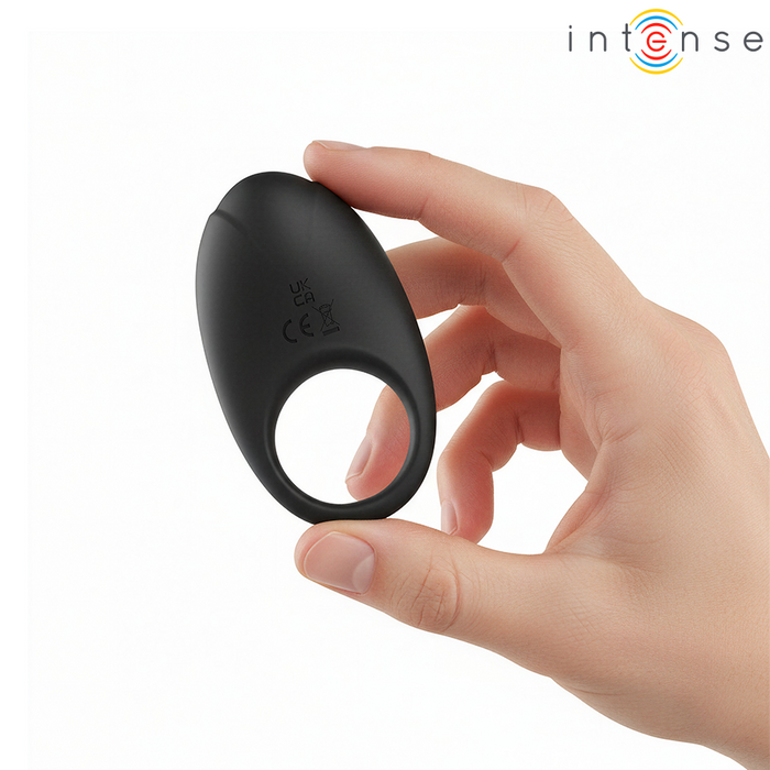 Intense Merlotte Vibrating Penis Ring With Clitoris Stimulation Black