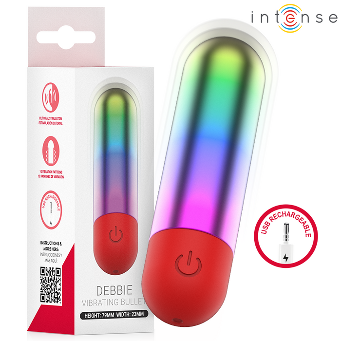 Intense Debbie Rainbow Clitoris Vibrating Bullet
