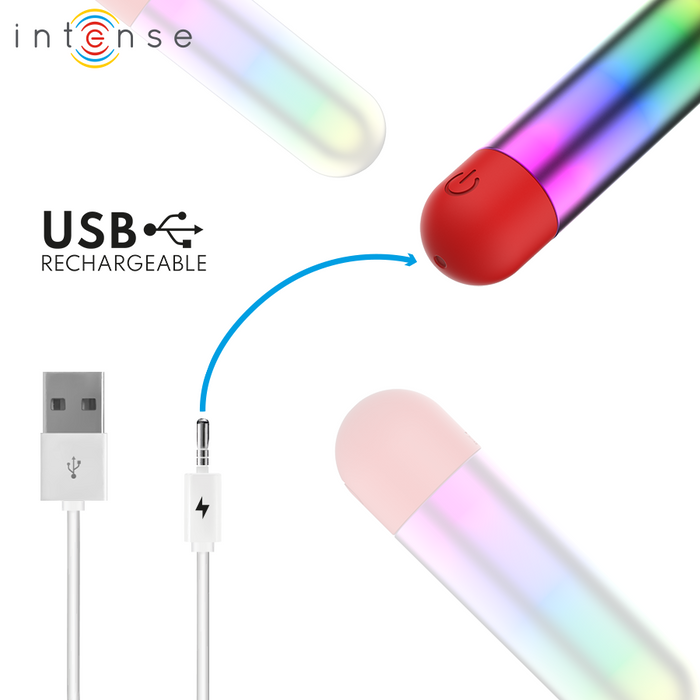 Intense Debbie Rainbow Clitoris Vibrating Bullet