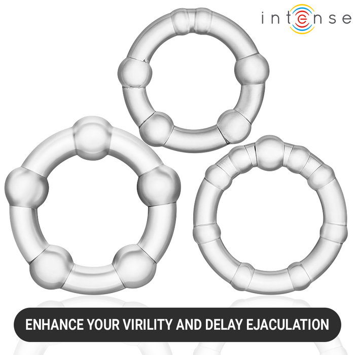Intense Bourne Set Of 3 Penis Ring
