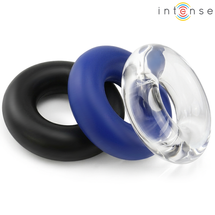 Intense Wick Set Of 3 Penis Rings Various Colors