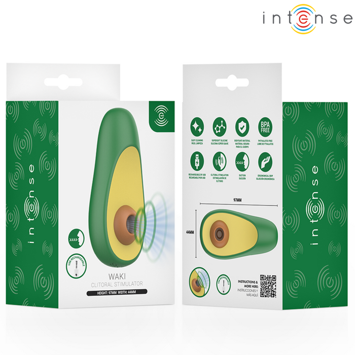 Intense Waki Avocado Clitoral Suction Stimulator